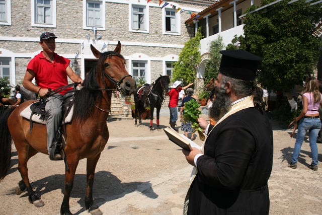 July 1 - Anargyroi festival - 'Blessing of the horses'